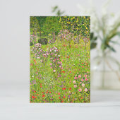 Gustav Klimt Orchard mit Rose Begleitkarte (Stehend Vorderseite)