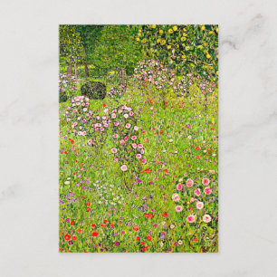 Gustav Klimt Orchard mit Rose Begleitkarte