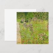 Gustav Klimt Orchard mit Rose Einladung (Vorne/Hinten)