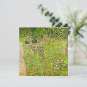 Gustav Klimt Orchard mit Rose Einladung (Stehend Vorderseite)