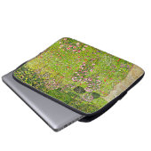 Gustav Klimt Orchard mit Rose Laptopschutzhülle (Vorne Knopf)