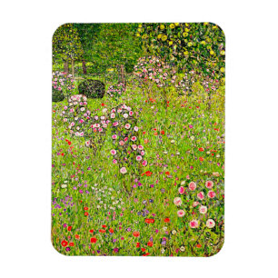 Gustav Klimt Orchard mit Rose Magnet