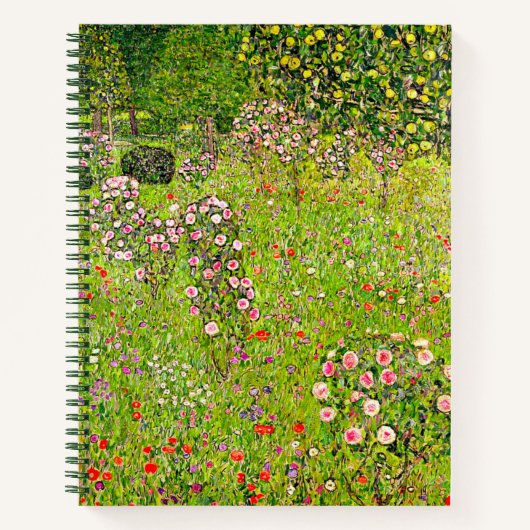 Gustav Klimt Orchard mit Rose Notizblock (Vorderseite)