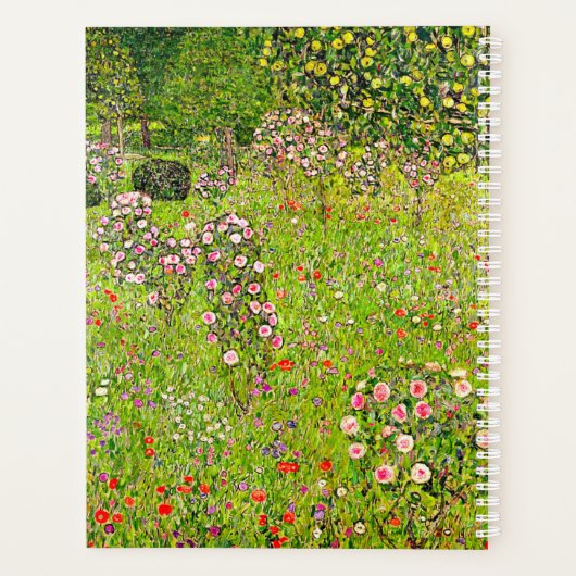Gustav Klimt Orchard mit Rose Planer (Rückseite)