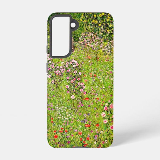 Gustav Klimt Orchard mit Rose Samsung Galaxy Hülle (Rückseite)