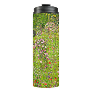 Gustav Klimt Orchard mit Rose Thermosbecher