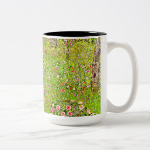 Gustav Klimt Orchard mit Rose Zweifarbige Tasse