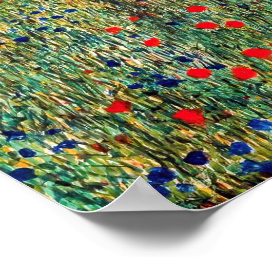 Gustav Klimt - Orchard Poster (Ecke)