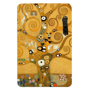 Gustav Klimt Owl in einem Baum Magnet