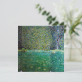 Gustav Klimt - Park Schloss Kammer am Attersee Dankeskarte (Stehend Vorderseite)