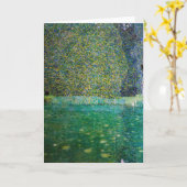 Gustav Klimt - Park Schloss Kammer am Attersee Karte (Gelbe Blume)