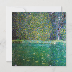 Gustav Klimt - Park von Schloss Kammer am Attersee Dankeskarte