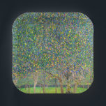 Gustav Klimt - Pear Tree Floor Pappteller<br><div class="desc">Birnbaum - Gustav Klimt,  Öl auf Leinwand,  1903</div>