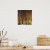 Gustav Klimt - Pinienwald II Landschaftspopster Poster (Küche)