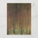 Gustav Klimt - Pinienwald Postkarte<br><div class="desc">Gustav Klimts markante "Pine Forest" oder Tannenwald Gemälde auf fast jedem Produkt im Zazzle Store.  Das ist ein großartiges Geschenk für Naturalisten,  Naturliebhaber und Naturliebhaber. 

Der Pinienwald (Tannenwald) wurde 1902 bemalt und ist ein Glicee. und ein großartiges Beispiel für Pointillismus</div>