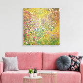Gustav Klimt Pink Blume Leinwanddruck (Insitu (Wohnzimmer))