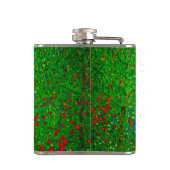 Gustav Klimt Poppy Field Flachmann (Rückseite)