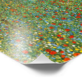 Gustav Klimt Poppy Field Fotodruck (Ecke)