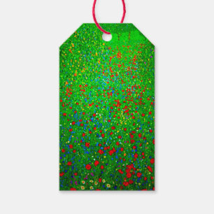 Gustav Klimt Poppy Field Geschenkanhänger