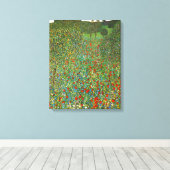 Gustav Klimt Poppy Field Leinwanddruck (Insitu (Holzboden))
