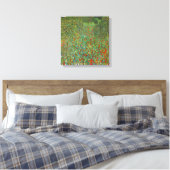 Gustav Klimt Poppy Field Leinwanddruck (Insitu (Schlafzimmer))