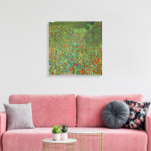 Gustav Klimt Poppy Field Leinwanddruck (Insitu (Wohnzimmer))