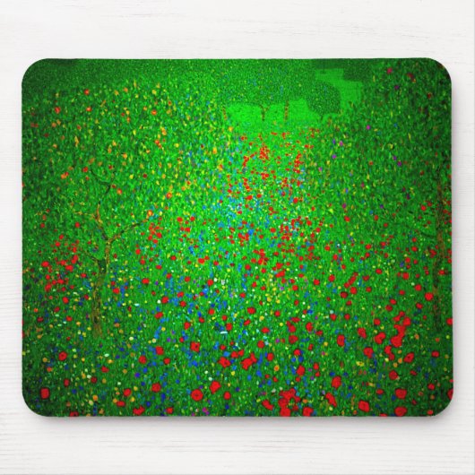 Gustav Klimt Poppy Field Mousepad (Vorne)