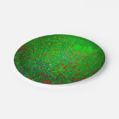 Gustav Klimt Poppy Field Pappteller (Schrägansicht)