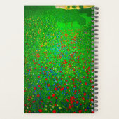 Gustav Klimt Poppy Field Planer (Rückseite)