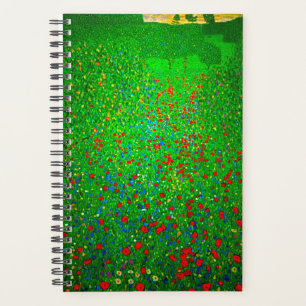 Gustav Klimt Poppy Field Planer