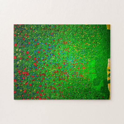 Gustav Klimt Poppy Field Puzzle (Horizontal)