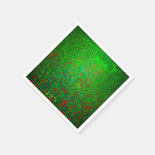 Gustav Klimt Poppy Field Serviette (Ecke)