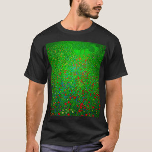 Gustav Klimt Poppy Field T-Shirt