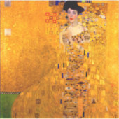 Gustav Klimt Portrait von Adele Bloch Bauer Aufkleber (Vorderseite)