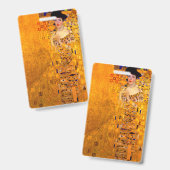 Gustav Klimt Portrait von Adele Bloch Bauer Ausweis (Vorder- & Rückseite)