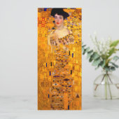Gustav Klimt Portrait von Adele Bloch Bauer Einladung (Stehend Vorderseite)