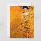 Gustav Klimt Portrait von Adele Bloch Bauer Einladung (Vorderseite)