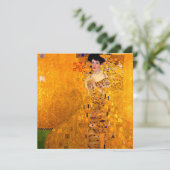 Gustav Klimt Portrait von Adele Bloch Bauer Einladung (Stehend Vorderseite)