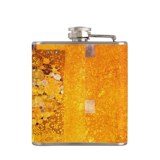 Gustav Klimt Portrait von Adele Bloch Bauer Flachmann (Rückseite)