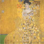 Gustav Klimt - Portrait von Adele Bloch-Bauer I Aufkleber (Vorderseite)