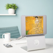 Gustav Klimt - Portrait von Adele Bloch-Bauer I Aufkleber (Laptop auf Schreibtisch)
