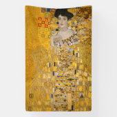 Gustav Klimt - Portrait von Adele Bloch-Bauer I Banner (Vertikal)