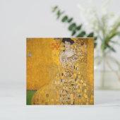 Gustav Klimt - Portrait von Adele Bloch-Bauer I Dankeskarte (Stehend Vorderseite)