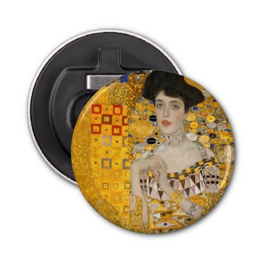 Gustav Klimt - Portrait von Adele Bloch-Bauer I Flaschenöffner (Vorderseite)