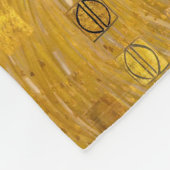 Gustav Klimt - Portrait von Adele Bloch-Bauer I Fleecedecke (Ecke)