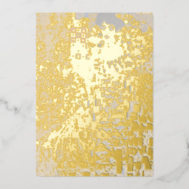 Gustav Klimt - Portrait von Adele Bloch-Bauer I Folien Feiertagskarte