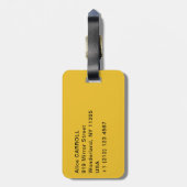 Gustav Klimt - Portrait von Adele Bloch-Bauer I Gepäckanhänger (Rückseite vertikal)