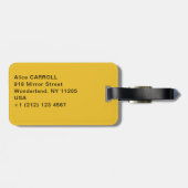 Gustav Klimt - Portrait von Adele Bloch-Bauer I Gepäckanhänger (Rückseite horizontal)