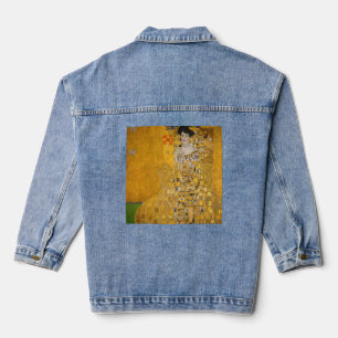 Gustav Klimt - Portrait von Adele Bloch-Bauer I Jeansjacke