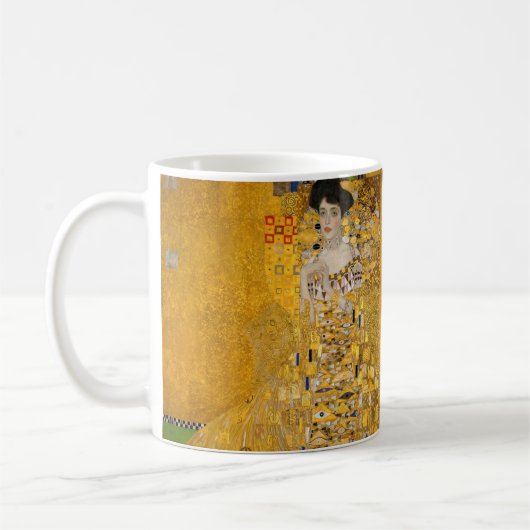 Gustav Klimt - Portrait von Adele Bloch-Bauer I Kaffeetasse (Links)